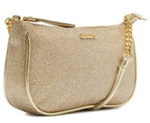 BOLSA CROSSBODY BAGUETE MÉDIA DOURADA GLITTER C 50016 0544 0001 ANACAPRI - Vintedoisk